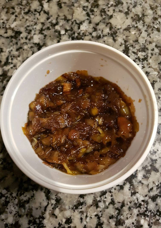 Una foto de Puerro caramelizado