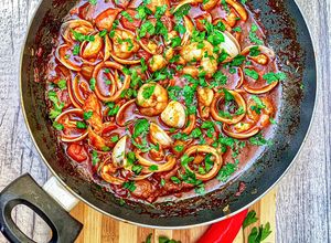 O poză a rețetei Tocăniță de fructe de mare (Cioppino).