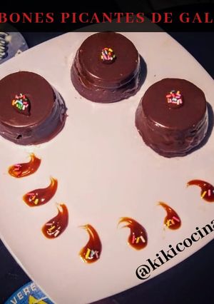Una foto de Bombones picantes de galletas