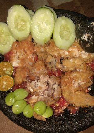 Foto resep Ayam geprek pengertian