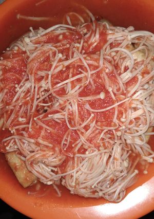 Foto resep Tahu saus tomat enoki