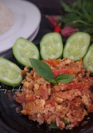 Foto resep Sambel tempe kemangi