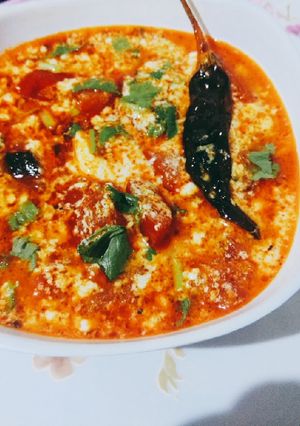 काठियावाड़ी दही तिखारी (Khthiyawadi dahi tikhari recipe in hindi) रेसिपी मुख्य फोटो