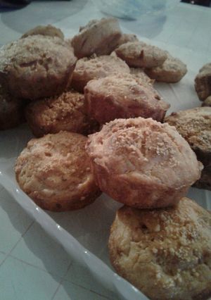 Una foto de Muffins de Jamón y queso😚