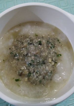 Foto resep Mpasi 7 bulan bubur belut kuah