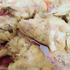 A picture of Afghani chicken.