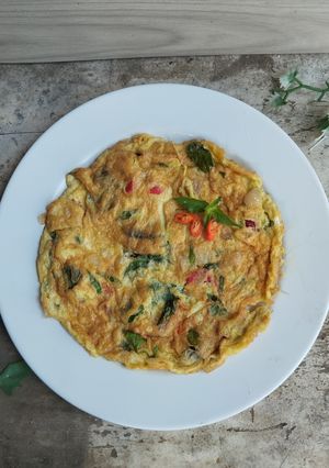 Foto resep Telur Dadar Thailand | Khai Jiao
