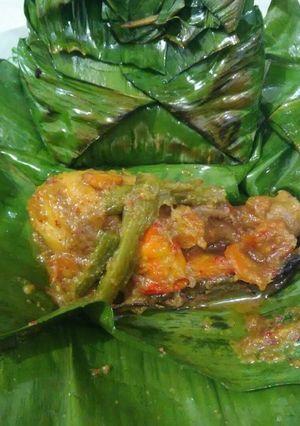 Foto resep Pepes santan bakar