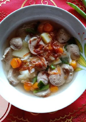 Foto resep Sayur Sop Bakso