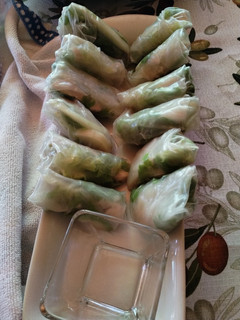 Una foto de Rollitos primavera chinos