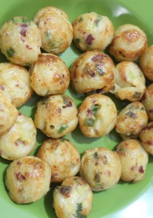 Foto resep Bola bola makaroni basah goreng