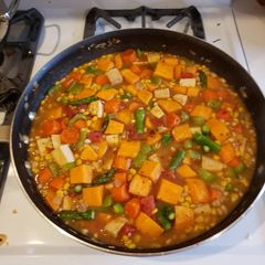A picture of Sweet Potato & Tofu Stew.