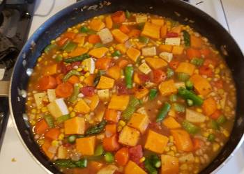 Latest Recipe Sweet Potato  Tofu Stew Practical Delicious Latest Recipe Sweet Potato  Tofu Stew Practical Delicious