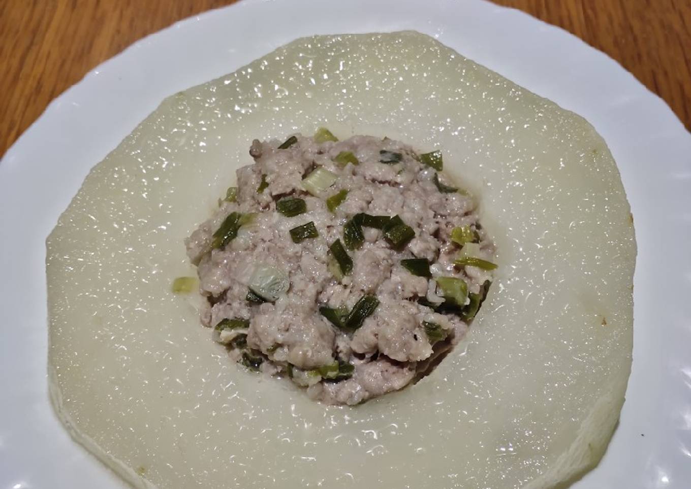 Steam Ground Pork with Winter Melon