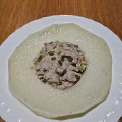 A picture of Steam Ground Pork with Winter Melon.