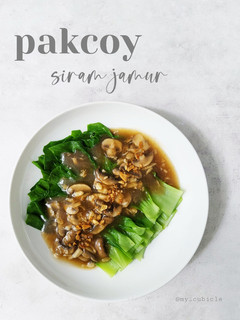 Foto resep Pakcoy Siram Jamur