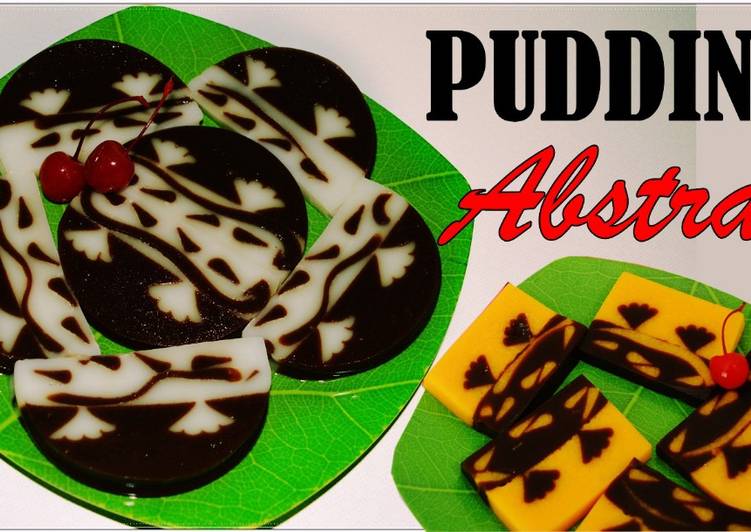 Bahan Puding Abstrak Motif Rumput Anti Gagal | Cara Membuat Puding Abstrak Motif Rumput Anti Gagal Yang Paling Enak