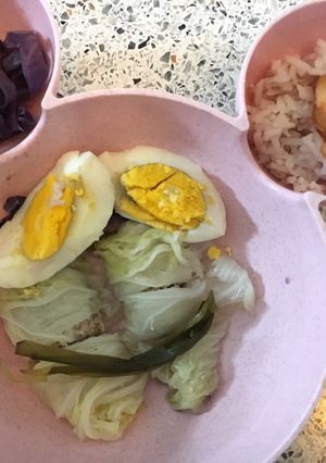 รูปของ ผักกาดขาวห่อหมูสับ (อาหารเด็ก/ก่อนขวบไม่ปรุงรส)