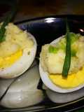 Mayonesa de Curry sobre Huevos