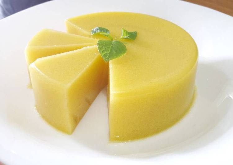 Langkah Mudah untuk Menyiapkan Puding jagung ala #bahmat, Enak