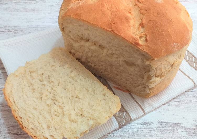 Pan casero sin amasar