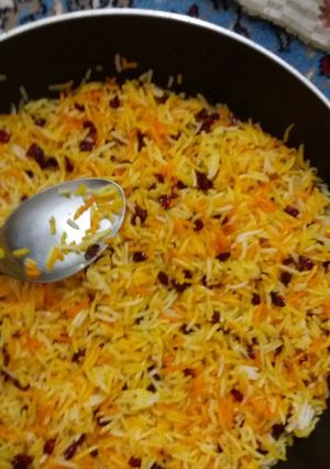 عکسی از دستور زرشک زعفران 😍