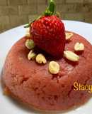 Χαλβάς με Φράουλες και Βουτυράτη γεύση! (Strawberry Halwa | Strawberry Sheera)