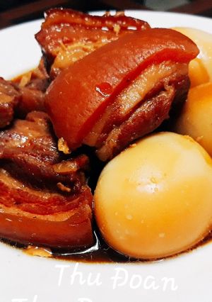 Hình của món Thịt kho tàu.