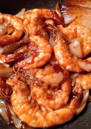 Foto resep Udang Asam Manis