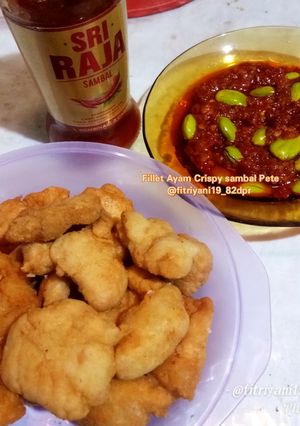 Foto resep Fillet Ayam Crispy with Sambal Pete #Dapur Fitri