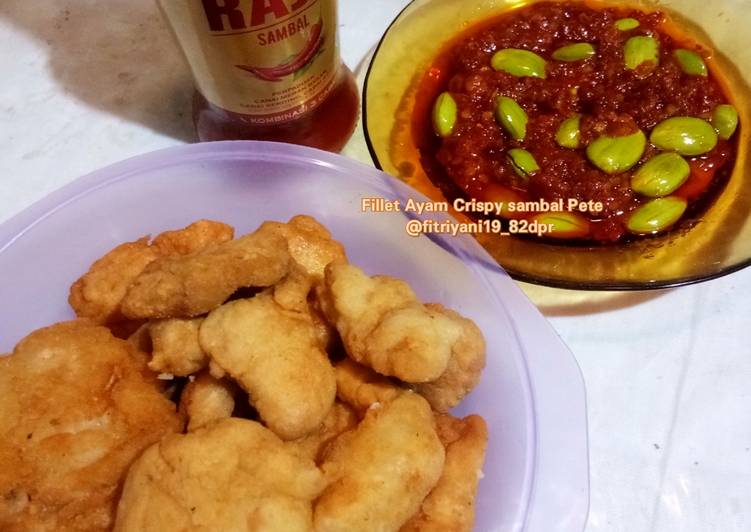 9 Resep: Fillet Ayam Crispy with Sambal Pete #Dapur Fitri yang Lezat Sekali!