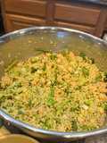 Broccoli & Asparagus Quinoa salad ￼