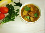 A picture of green garlic ginger