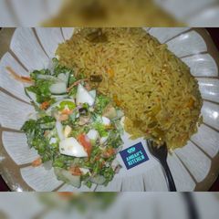 Carrot jollof rice A picture of Carrot jollof rice.