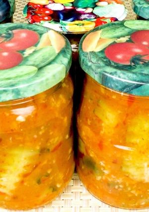 Фото Огурцы в кетчупе на зиму. Обалденная закуска | Cucumbers in ketchup for the winter.Awesome appetizer.