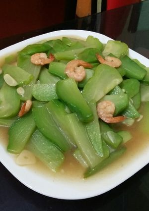 Foto resep Labu siam muda tumis udang