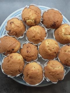 Narancsos-fahéjas-csokis muffin recept fotója