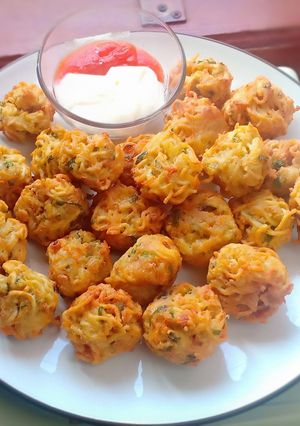 Foto resep BBM Say...😍 (Bola-Bola Mie Sayur)