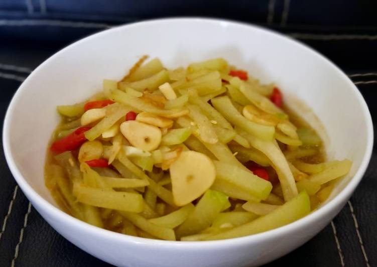 Resep Tumis sayur labu siam Anti Gagal