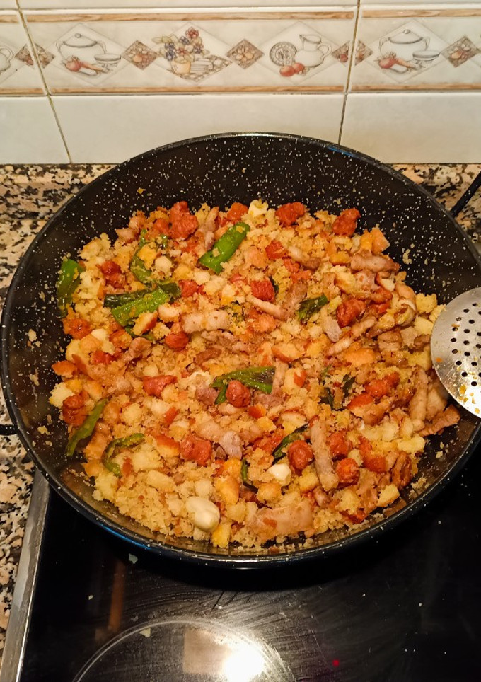 Una foto de Migas de pan