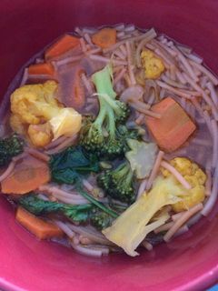 Una foto de Sopa de verduras