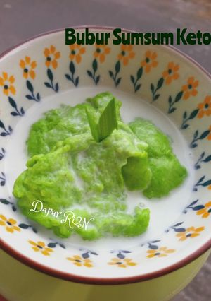 Foto resep Bubur Sumsum Pandan Keto