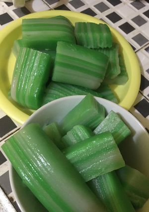 Foto resep Kue lapis pandan