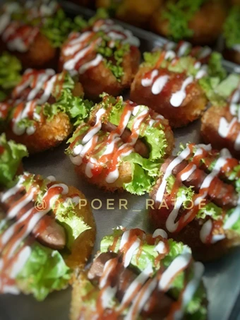 Cara Mudah Menyiapkan Resep Donat sosis yang Bikin Ngiler Anti Ribet, Sempurna