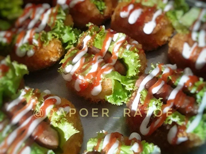 Cara Mudah Menyiapkan Resep Donat sosis yang Bikin Ngiler Anti Ribet, Sempurna