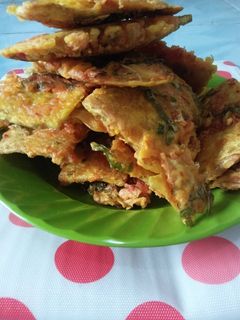 Foto resep Tempe goreng daun kunyit