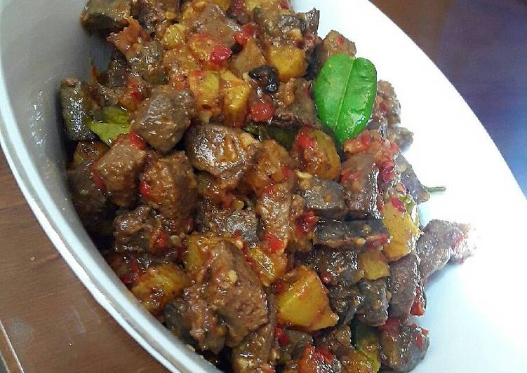 Resep Sambel Goreeng Ati Kentang, Bikin Ngiler