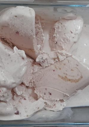 Foto de Gelado de Cheesecake de Morango