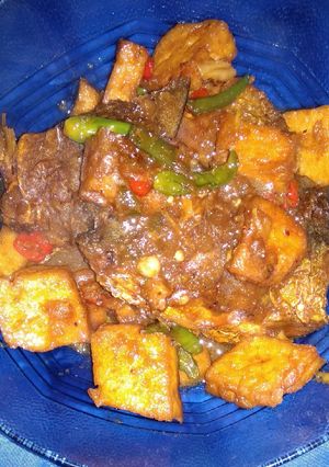 Foto resep Bandeng kecap campur tahu