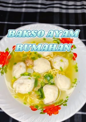 Foto resep Bakso ayam rumahan